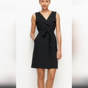 Ann Taylor Black Wrap Dress